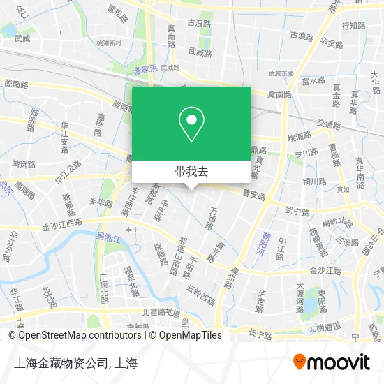 上海金藏物资公司地图