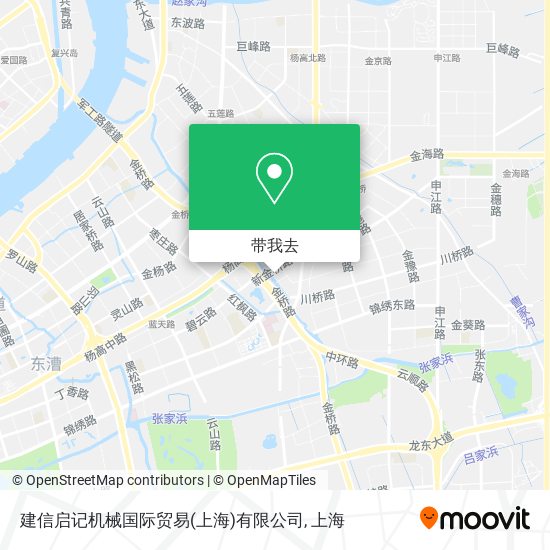 建信启记机械国际贸易(上海)有限公司地图