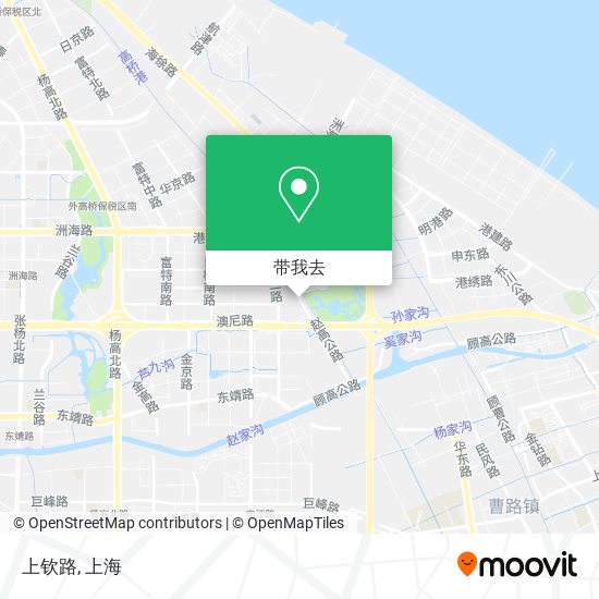 上钦路地图
