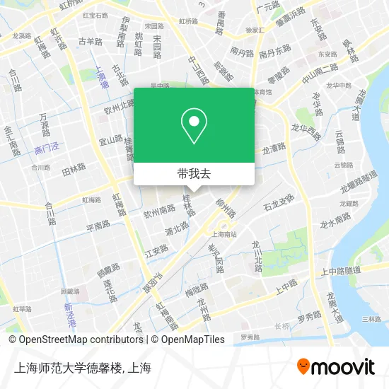 上海师范大学德馨楼地图