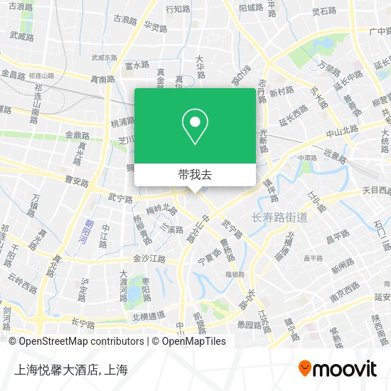 上海悦馨大酒店地图