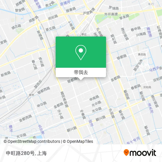 申旺路280号地图
