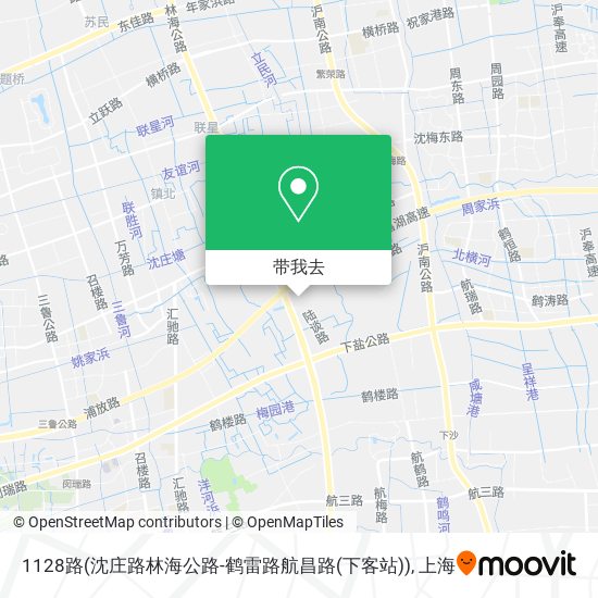 1128路(沈庄路林海公路-鹤雷路航昌路(下客站))地图
