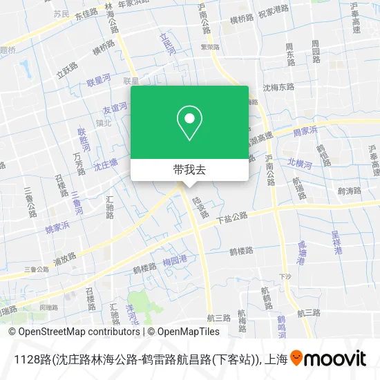 1128路(沈庄路林海公路-鹤雷路航昌路(下客站))地图