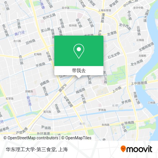华东理工大学-第三食堂地图