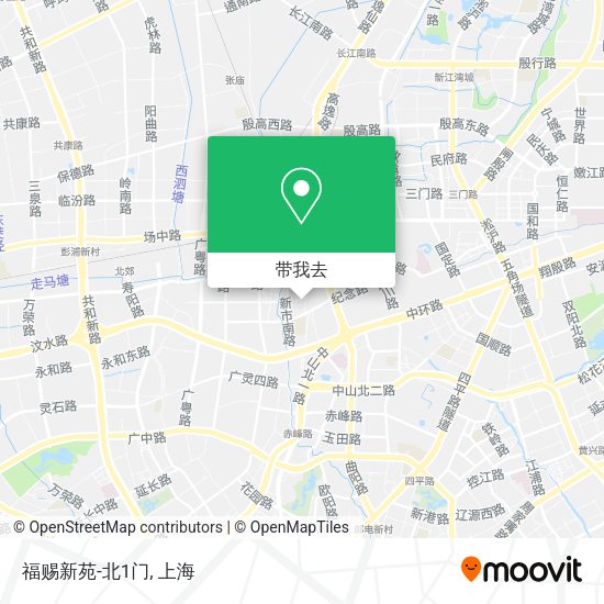 福赐新苑-北1门地图