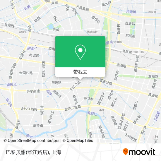 巴黎贝甜(华江路店)地图