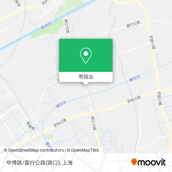 华博路/嘉行公路(路口)地图
