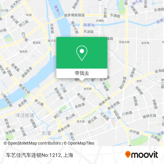 车艺佳汽车连锁No:1212地图