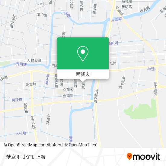 梦庭汇-北门地图