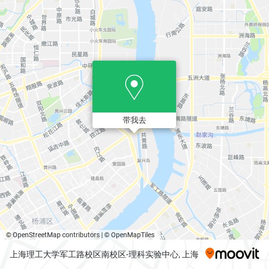 上海理工大学军工路校区南校区-理科实验中心地图