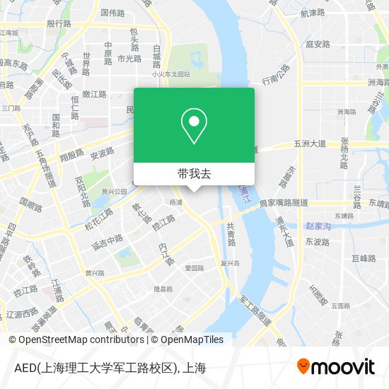 AED(上海理工大学军工路校区)地图