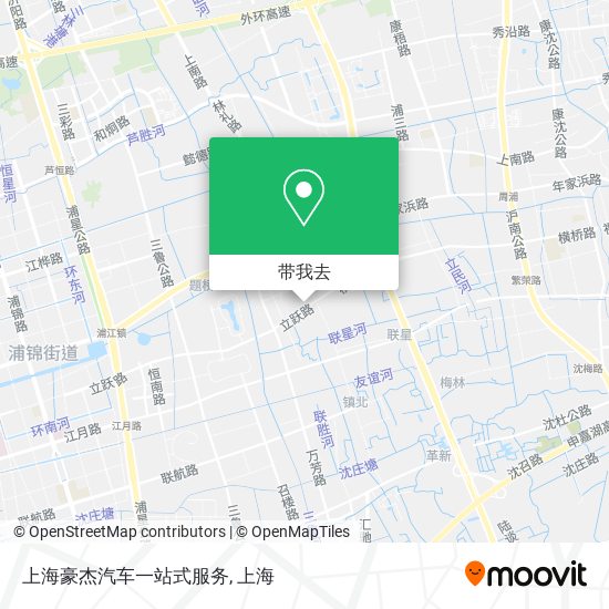 上海豪杰汽车一站式服务地图