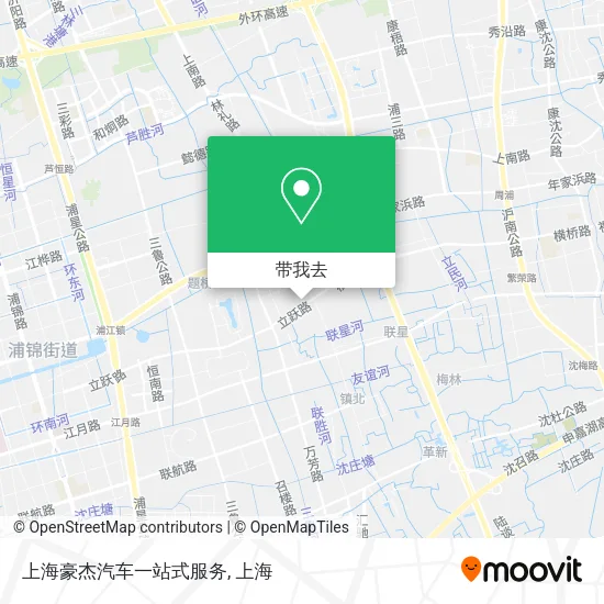 上海豪杰汽车一站式服务地图