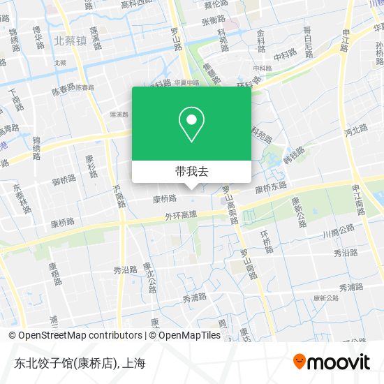 东北饺子馆(康桥店)地图