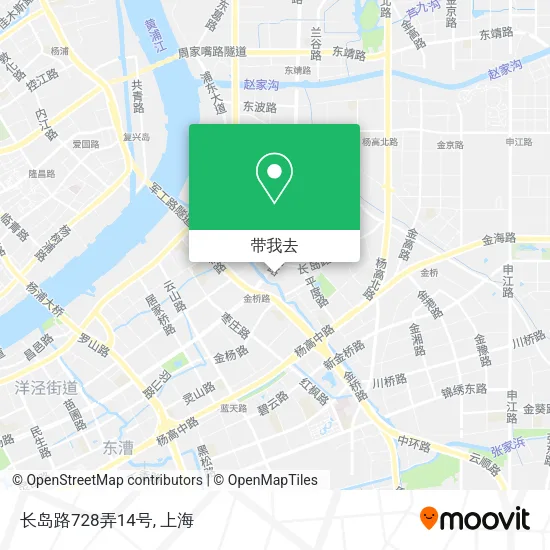 长岛路728弄14号地图