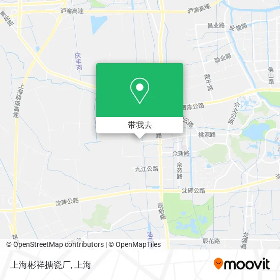 上海彬祥搪瓷厂地图