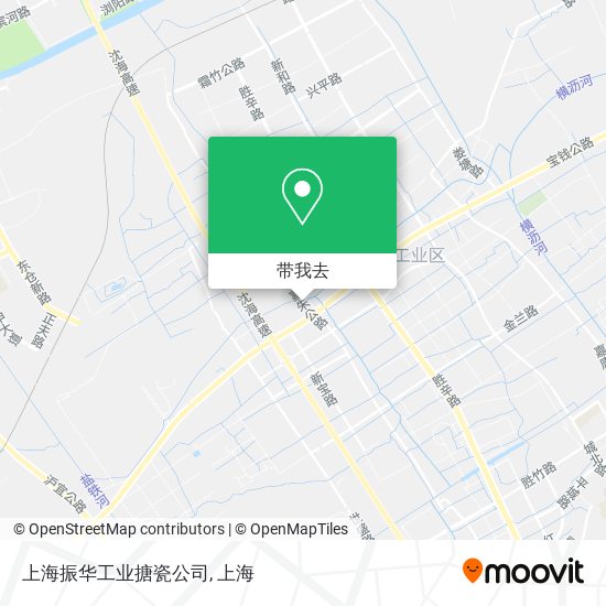 上海振华工业搪瓷公司地图