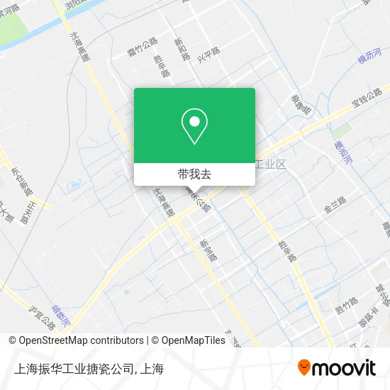 上海振华工业搪瓷公司地图