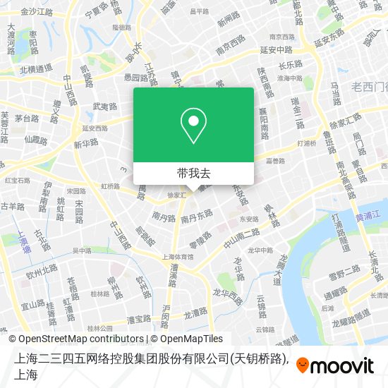 上海二三四五网络控股集团股份有限公司(天钥桥路)地图