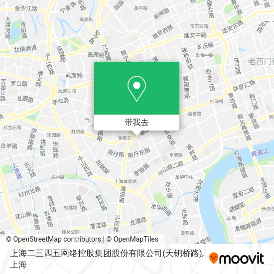 上海二三四五网络控股集团股份有限公司(天钥桥路)地图