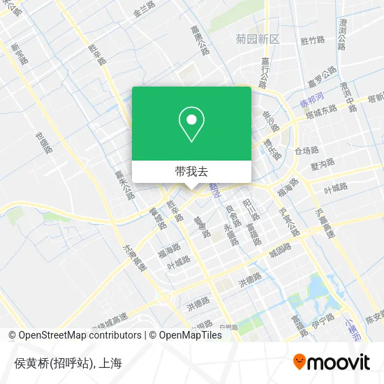 侯黄桥(招呼站)地图