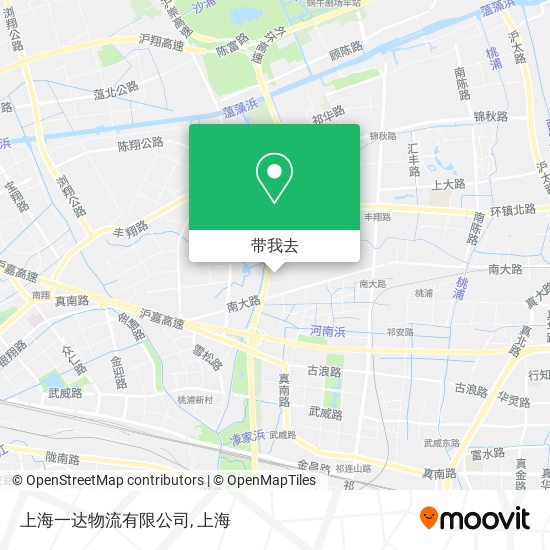 上海一达物流有限公司地图