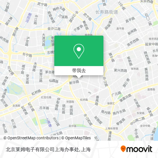 北京莱姆电子有限公司上海办事处地图