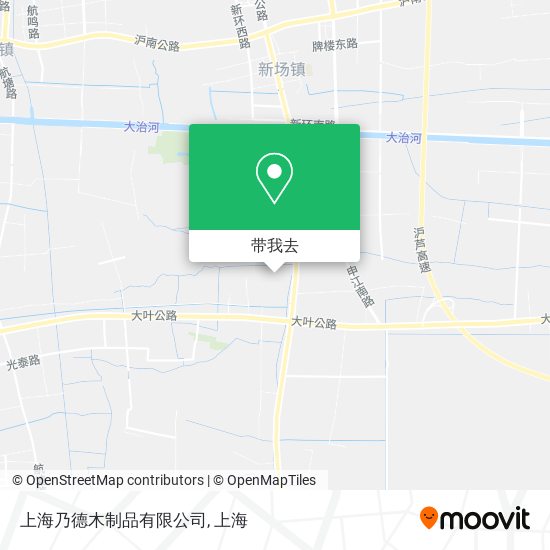 上海乃德木制品有限公司地图