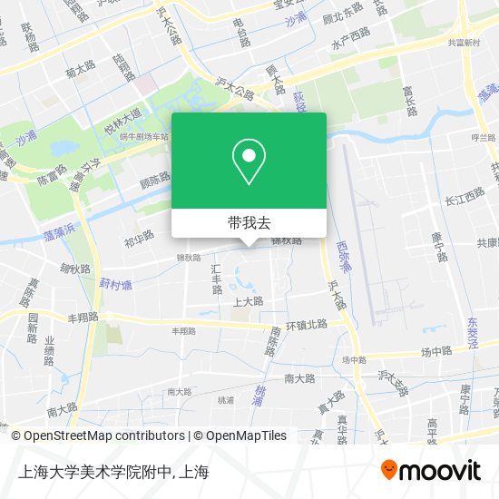 上海大学美术学院附中地图