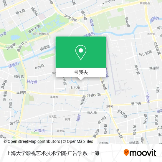 上海大学影视艺术技术学院-广告学系地图