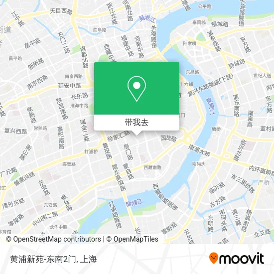 黄浦新苑-东南2门地图