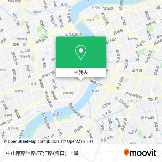 中山南路辅路/苗江路(路口)地图