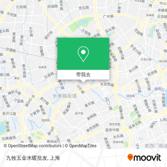 九牧五金水暖批发地图