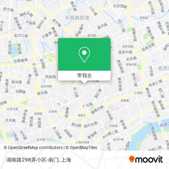 湖南路298弄小区-南门地图
