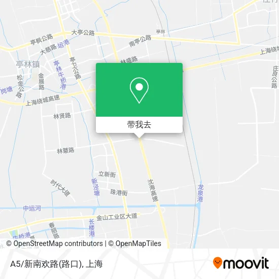 A5/新南欢路(路口)地图