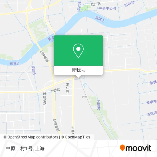 中原二村1号地图