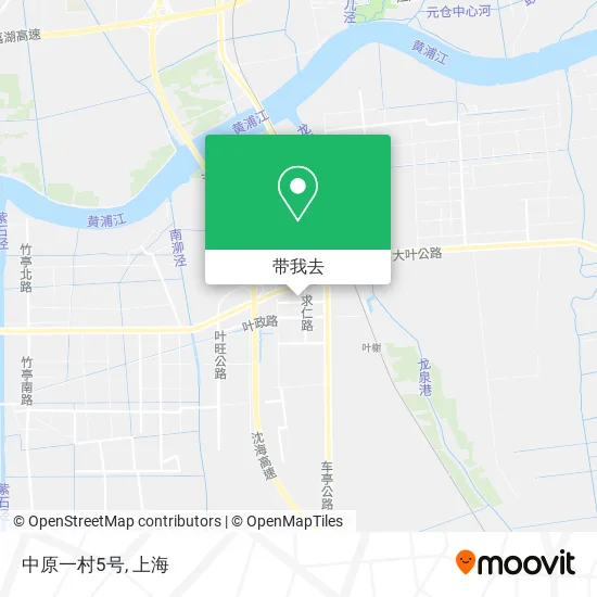 中原一村5号地图