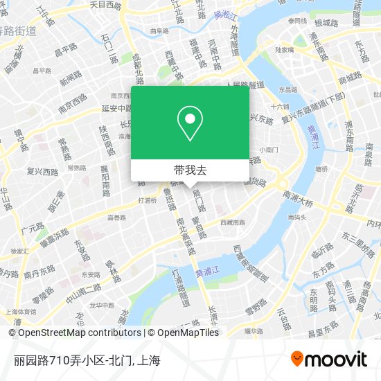 丽园路710弄小区-北门地图