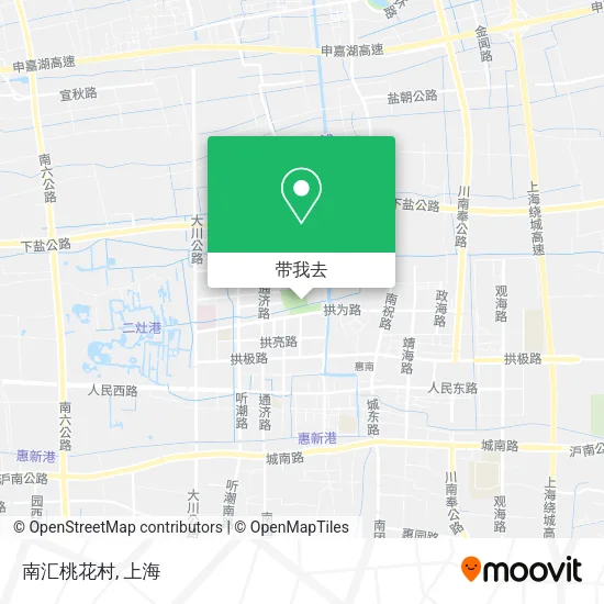 南汇桃花村地图