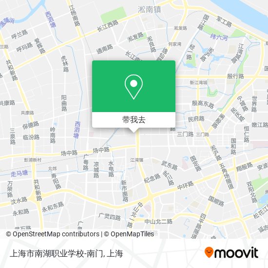 上海市南湖职业学校-南门地图