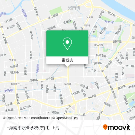 上海南湖职业学校(东门)地图