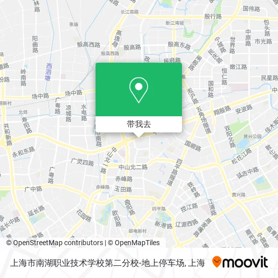 上海市南湖职业技术学校第二分校-地上停车场地图
