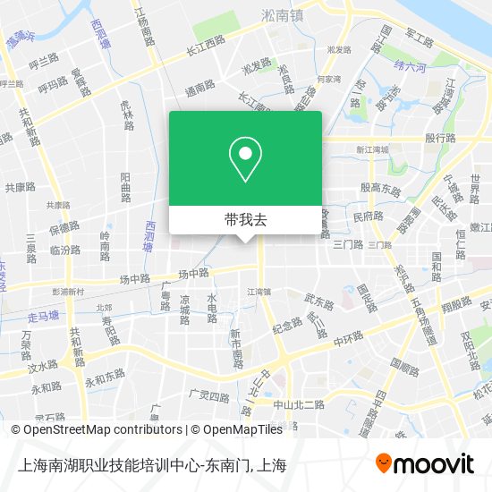 上海南湖职业技能培训中心-东南门地图