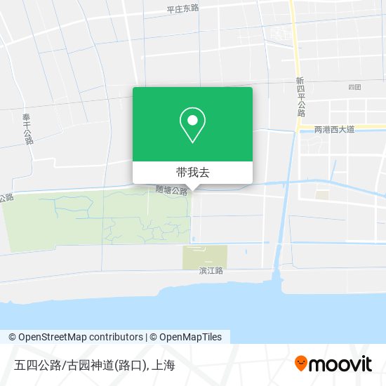 五四公路/古园神道(路口)地图