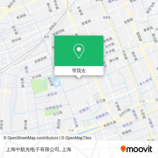 上海中航光电子有限公司地图