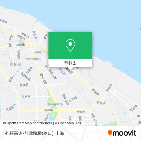 外环高速/航津路桥(路口)地图