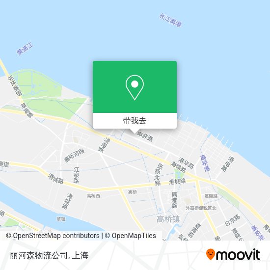 丽河森物流公司地图