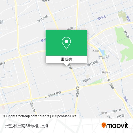 张墅村王南38号楼地图