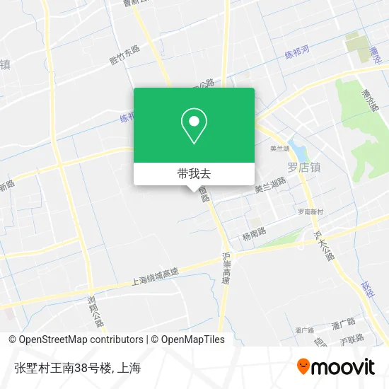 张墅村王南38号楼地图
